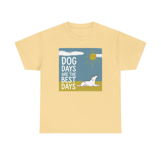 Dog Days Unisex Tee, Casual Summer Shirt, Pet Lover Gift, Beach Day Wear, Dog Enthusiasts Apparel