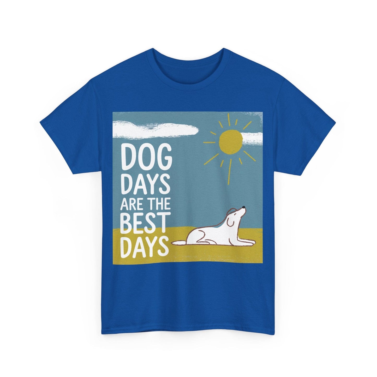 Dog Days Unisex Tee, Casual Summer Shirt, Pet Lover Gift, Beach Day Wear, Dog Enthusiasts Apparel T-Shirt
