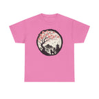 Asian Landscape With Poodle Silhouette T-Shirt