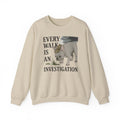 Every Walk Is An Investigation French Bulldog Sweatshirt in Sand