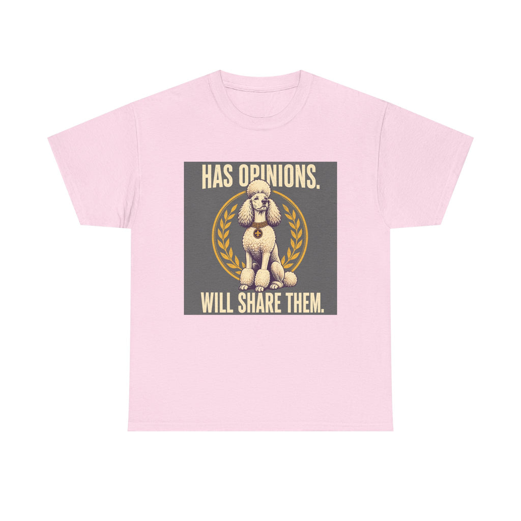 Elegant Opinions Poodle T-Shirt