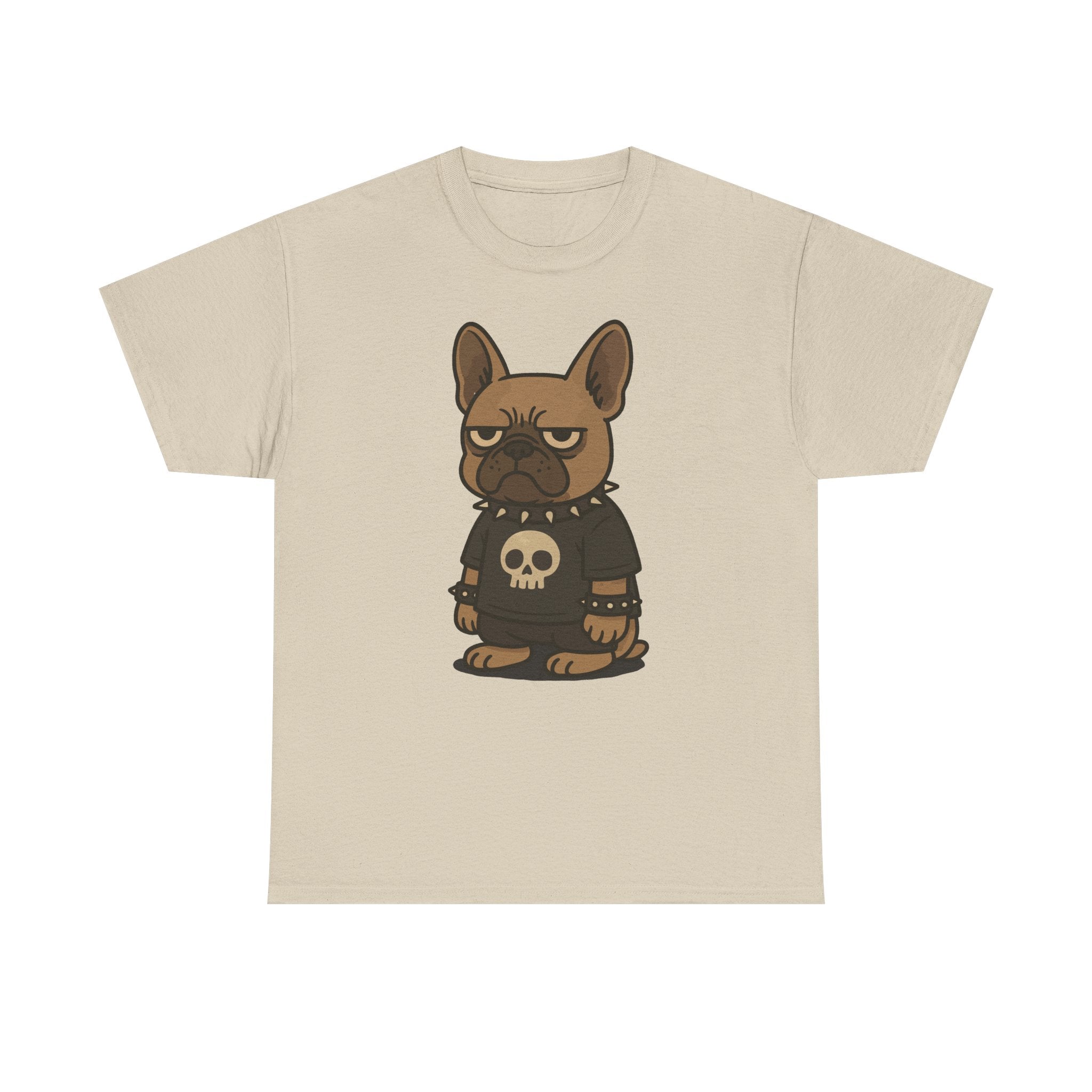Punk Goth French Bulldog T-Shirt Graphic T-Shirt