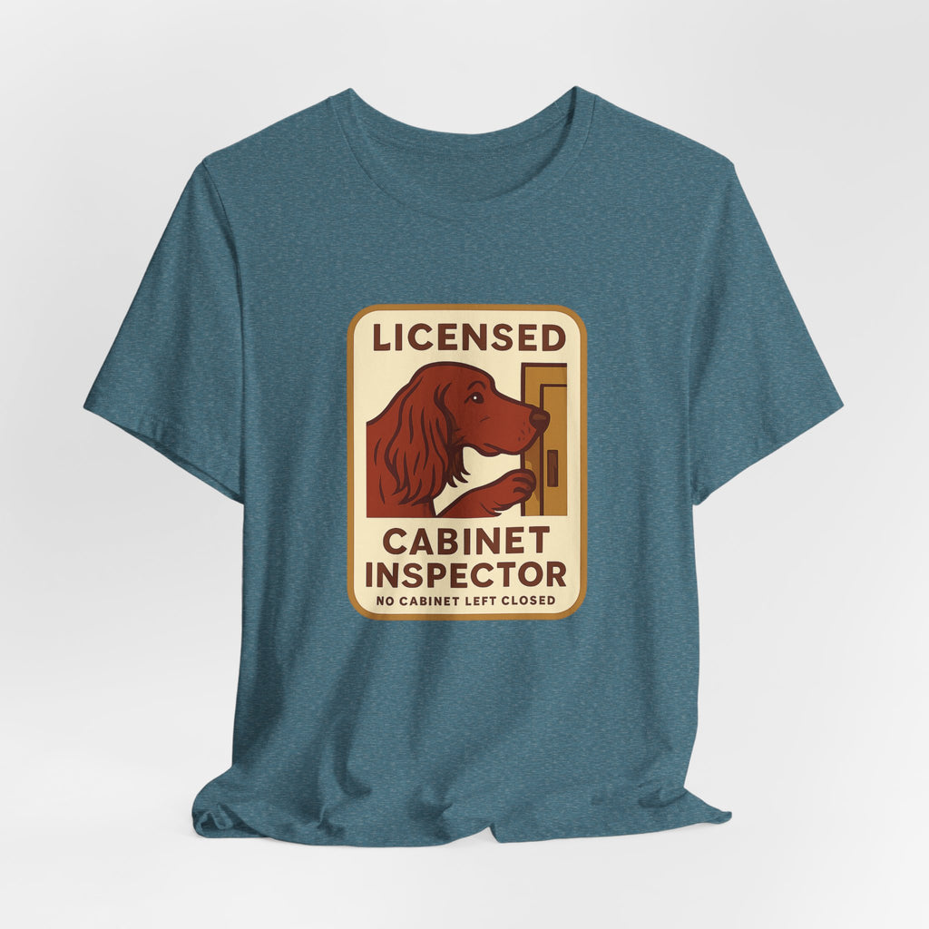 Irish Setter Licensed Cabinet Inspector Tee