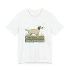English Setter Points at Butterflies Tee