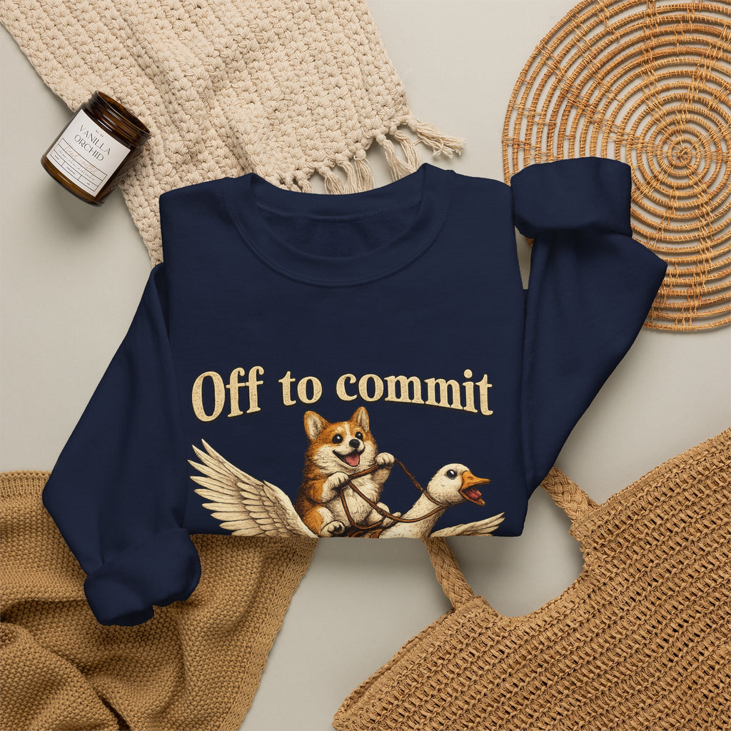Corgi & Goose Shenanigans Graphic Sweatshirt