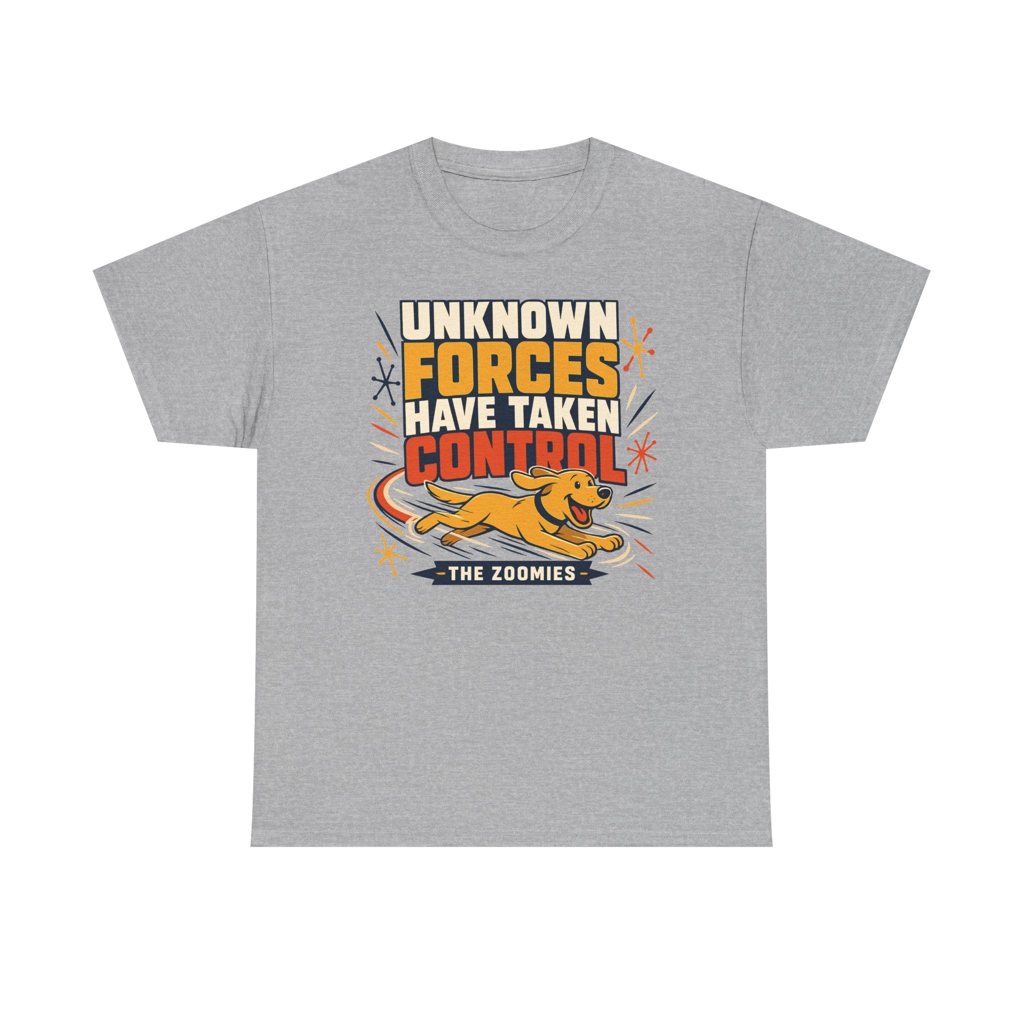 The Zoomies: Unknown Forces Dog T-Shirt