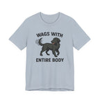 Flat-Coat Wags With Entire Body Tee