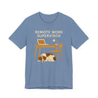 Brittany Spaniel Remote Work Supervisor Tee
