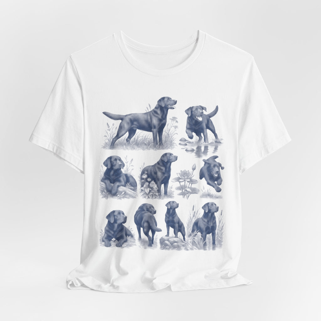 Indigo Labrador Collage T-Shirt