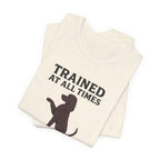 Irish Water Spaniel Trained At All Times Tee