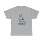 Happy Is My Resting Face - Funny German Shepherd Tee
