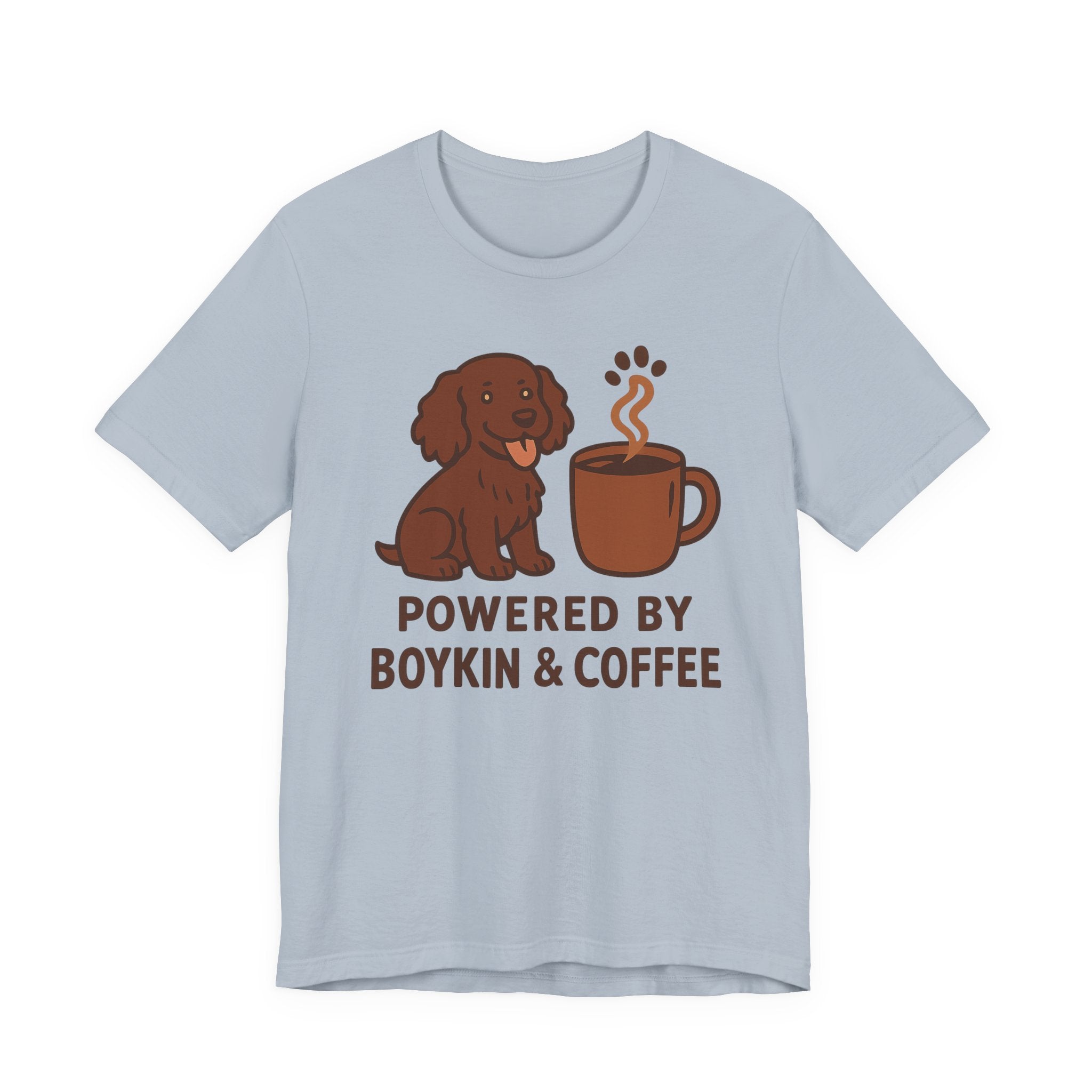 Boykin Spaniel Powered by Boykin & Coffee Tee