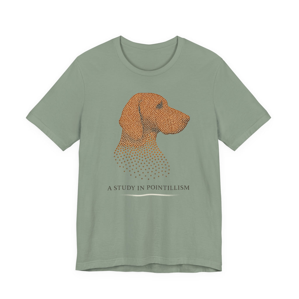 German Shorthaired Pointer A Study in Pointillism Tee