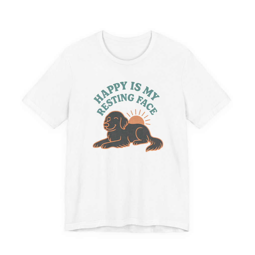 Flat-Coat Happy Is My Resting Face Tee