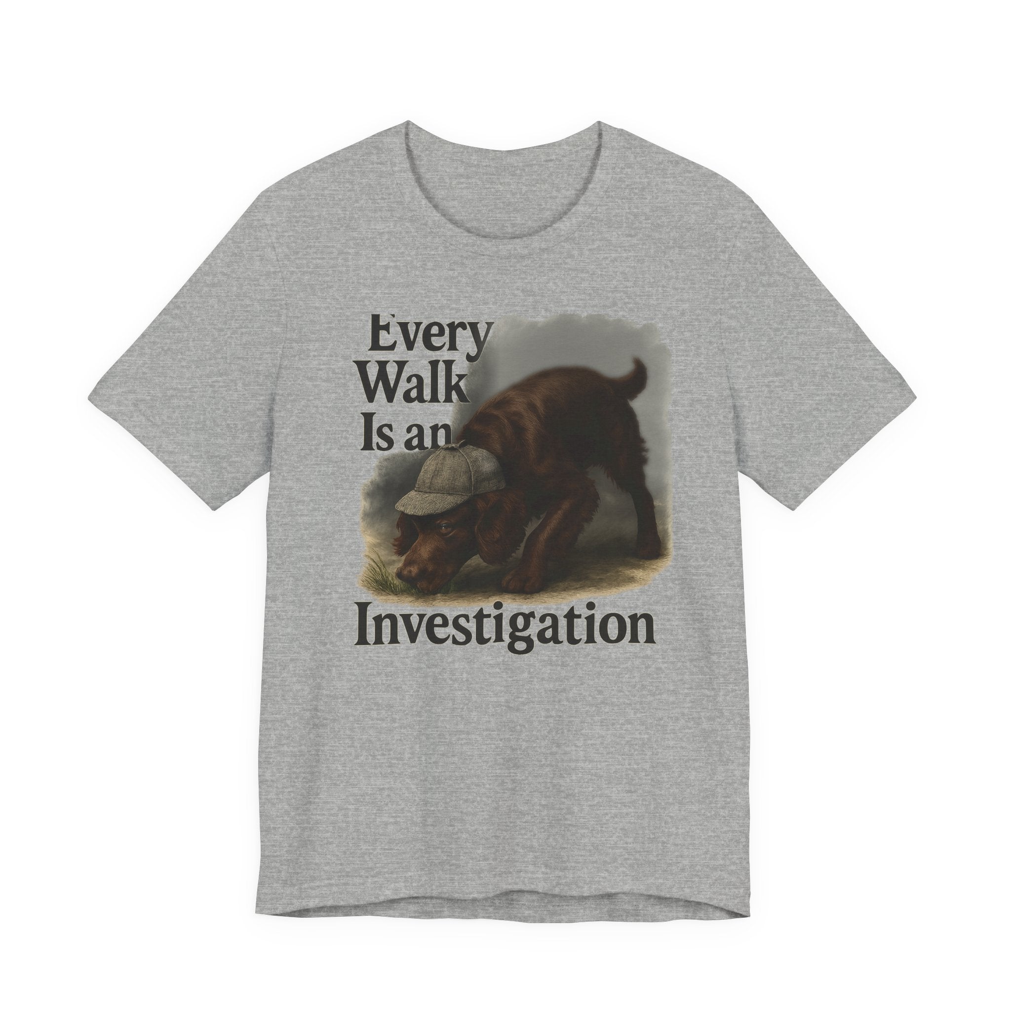 Boykin Spaniel Every Walk Is an Investigation Tee