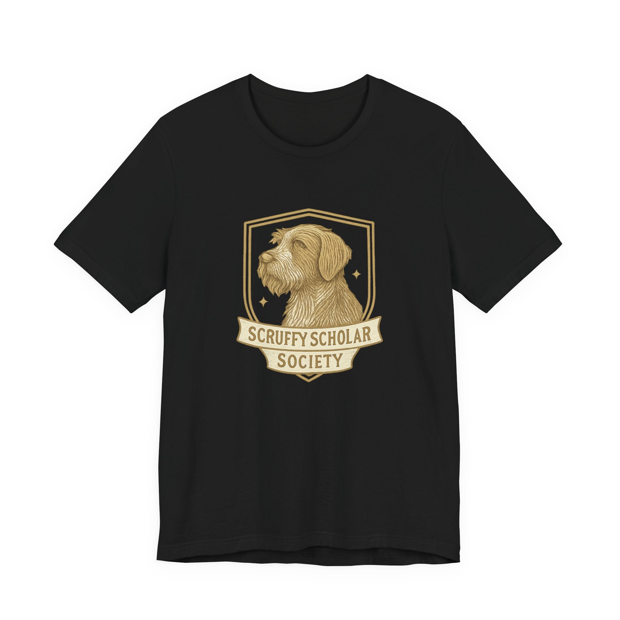 Wirehaired Pointing Griffon Scruffy Scholar Society Tee