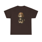 Goth Punk Beagle With Spiked Collar and Skull T-Shirt
