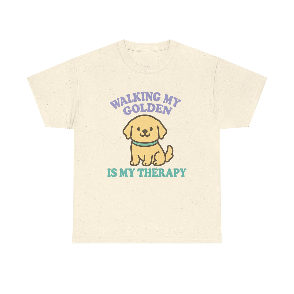 Walking My Golden Kawaii T-Shirt