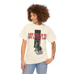 "Say hello to my little lab" - Dog Lover Gift - Lab Puppy Unisex T-shirt