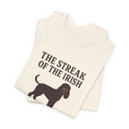 Irish Water Spaniel The Streak Of The Irish Tee