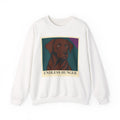 Endless Hunger Chocolate Labrador Sweatshirt in White