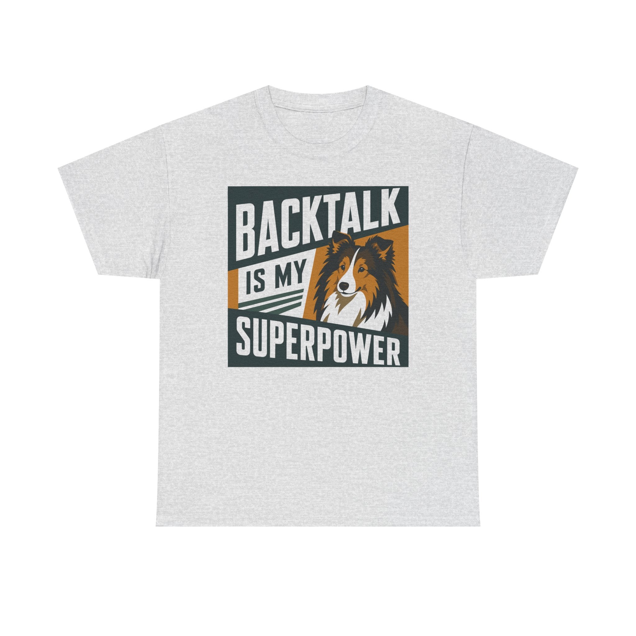 Backtalk Superpower Sheltie Graphic t-shirt