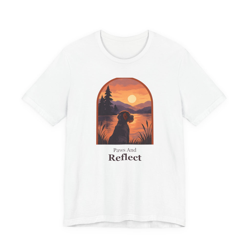Wirehaired Pointing Griffon Paws and Reflect Tee
