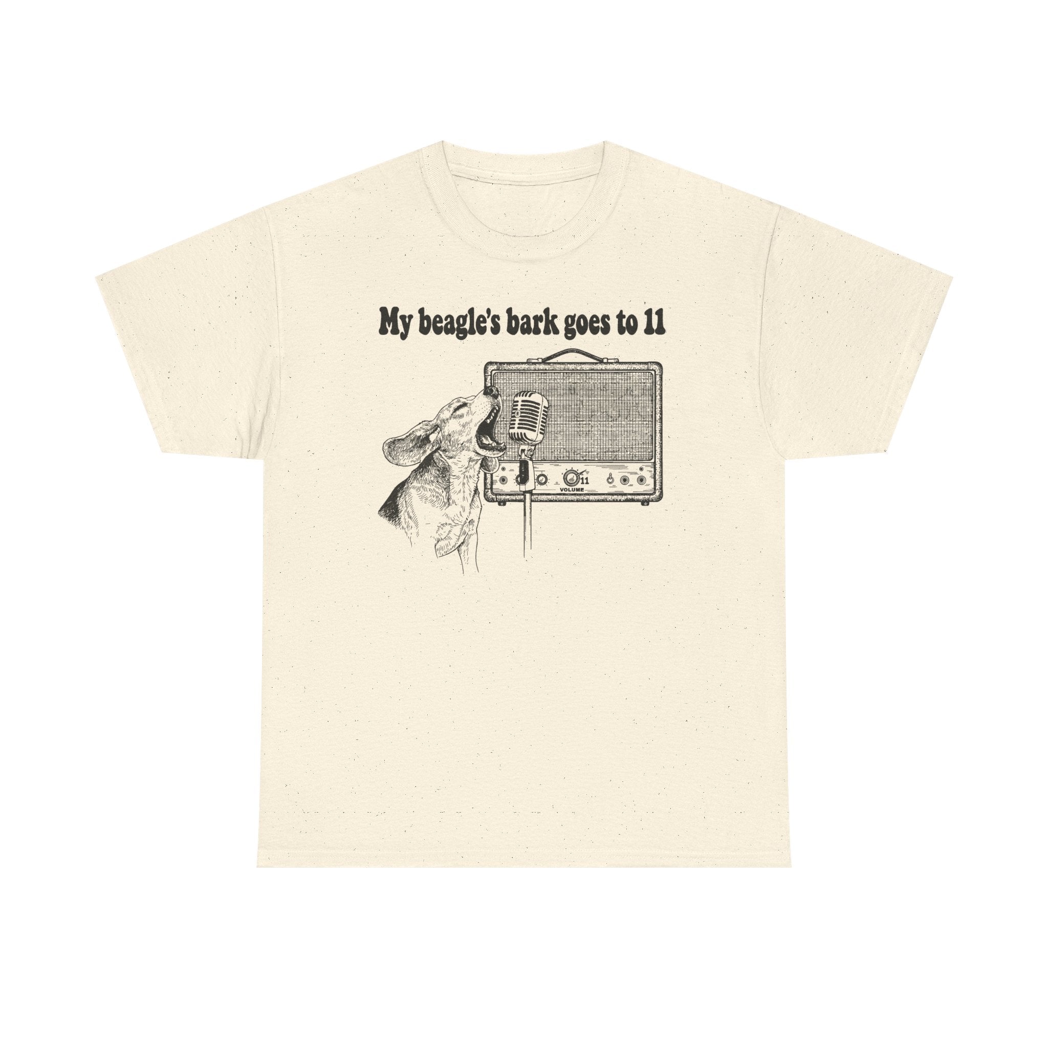 My Beagle's Bark Goes To Eleven Amplifier T-Shirt