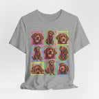 Neon Chocolate Labrador Collage T-Shirt