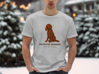 T-shirt with a brown dog and "SELECTIVE HEARING SINCE PUPPYHOOD" text.