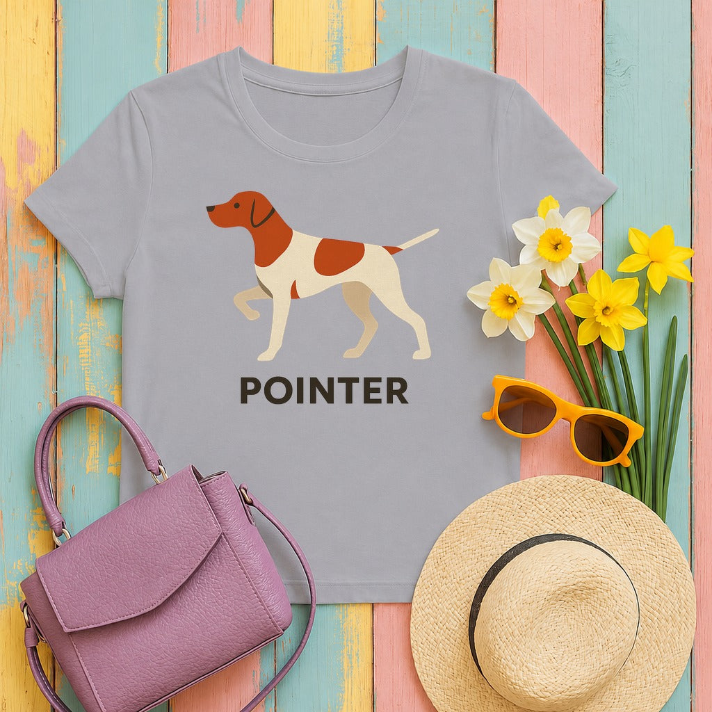 Pointer Silhouette T-shirt in Athletic Heather