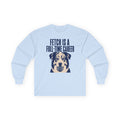 Fetch Career Aussie Long Sleeve Tee in Light Blue