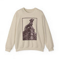 Regal Dachshund Crest Sweatshirt in Sand