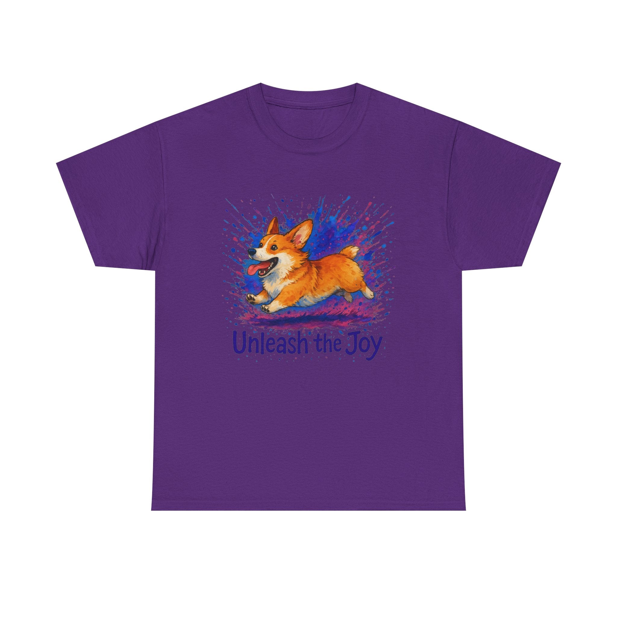 Unleash the Joy Playful Corgi Illustration T-Shirts