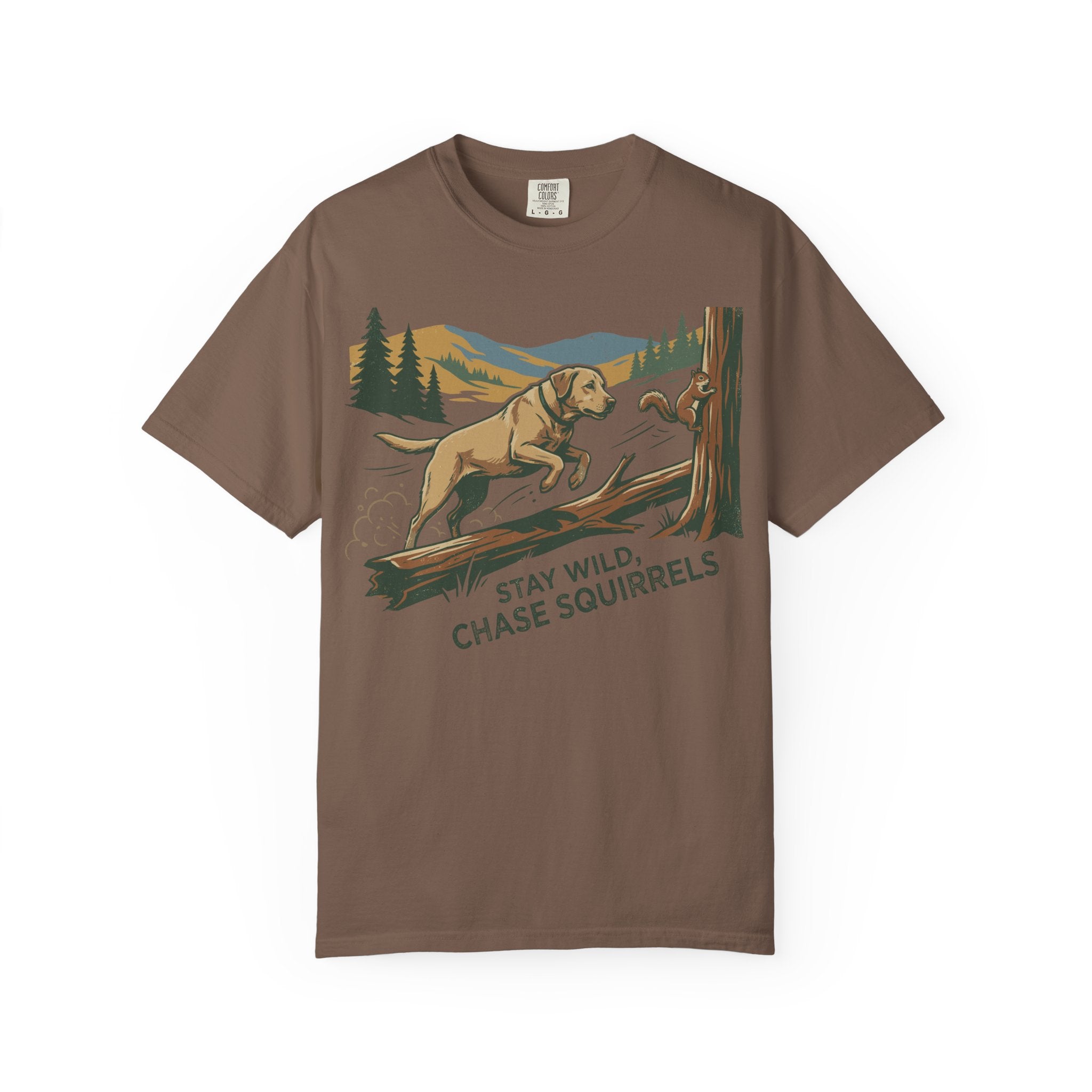 Stay Wild Lab and Squirrel T-Shirt