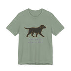 Black Lab Slow Down Enjoy Walks Tee