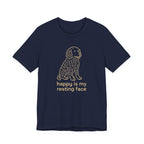 American Water Spaniel Happy Is My Resting Face Tee