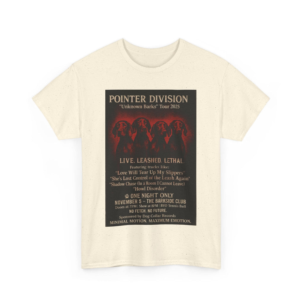 "Pointer Division" Vizsla Spoor Punk Concert Tee T-Shirt