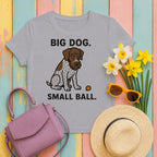 german wirehaired pointer big-dog-small-ball tee flat lay hero