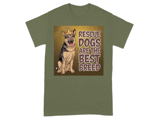 Rescue Dogs Are The Best Breed T-shirt product
