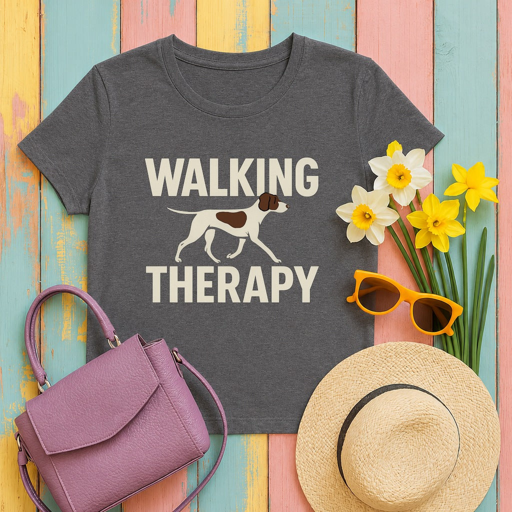 pointer walking-therapy tee flat lay hero