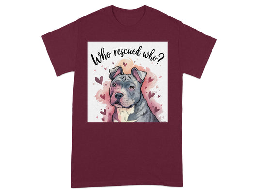 Who Rescued Who Cute Illustration Shirt product