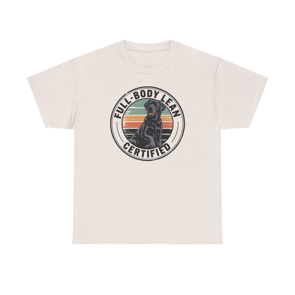 Full-Body Lean Certified Black Labrador T-Shirt