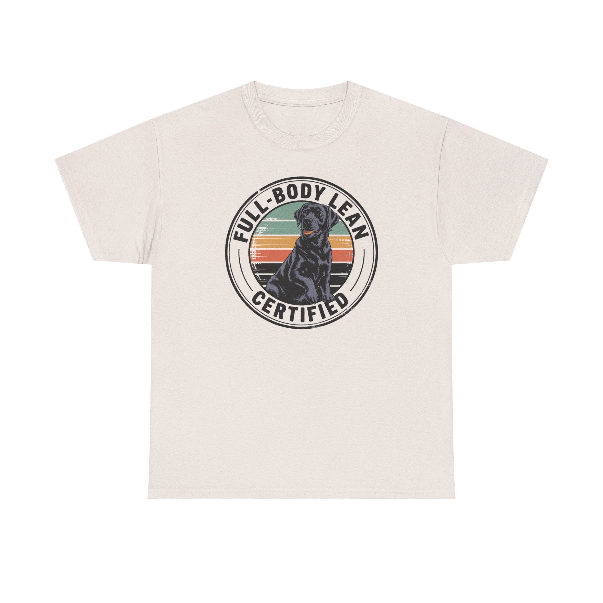 Full-Body Lean Certified Black Labrador T-Shirt