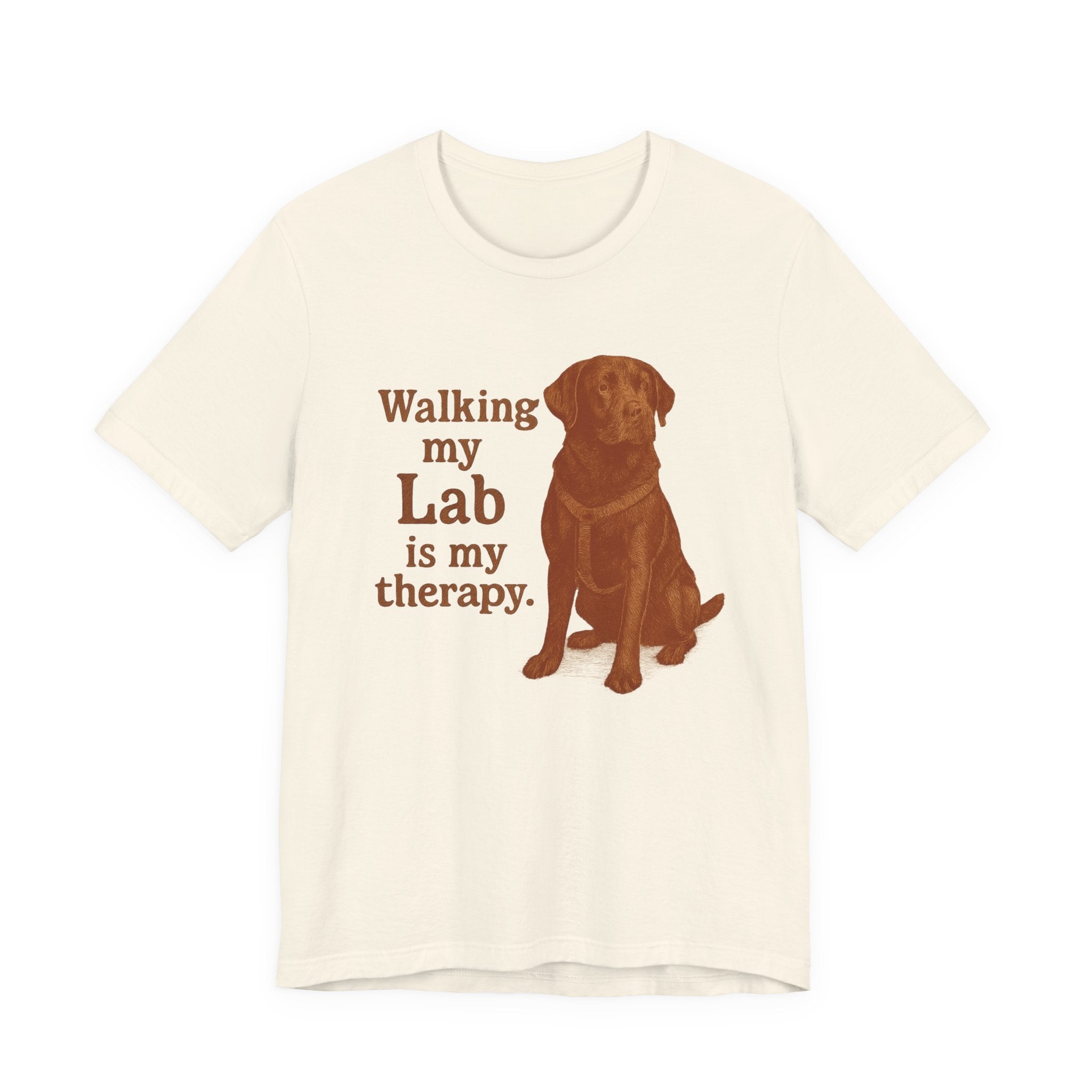 Walking My Lab Is My Therapy Tee