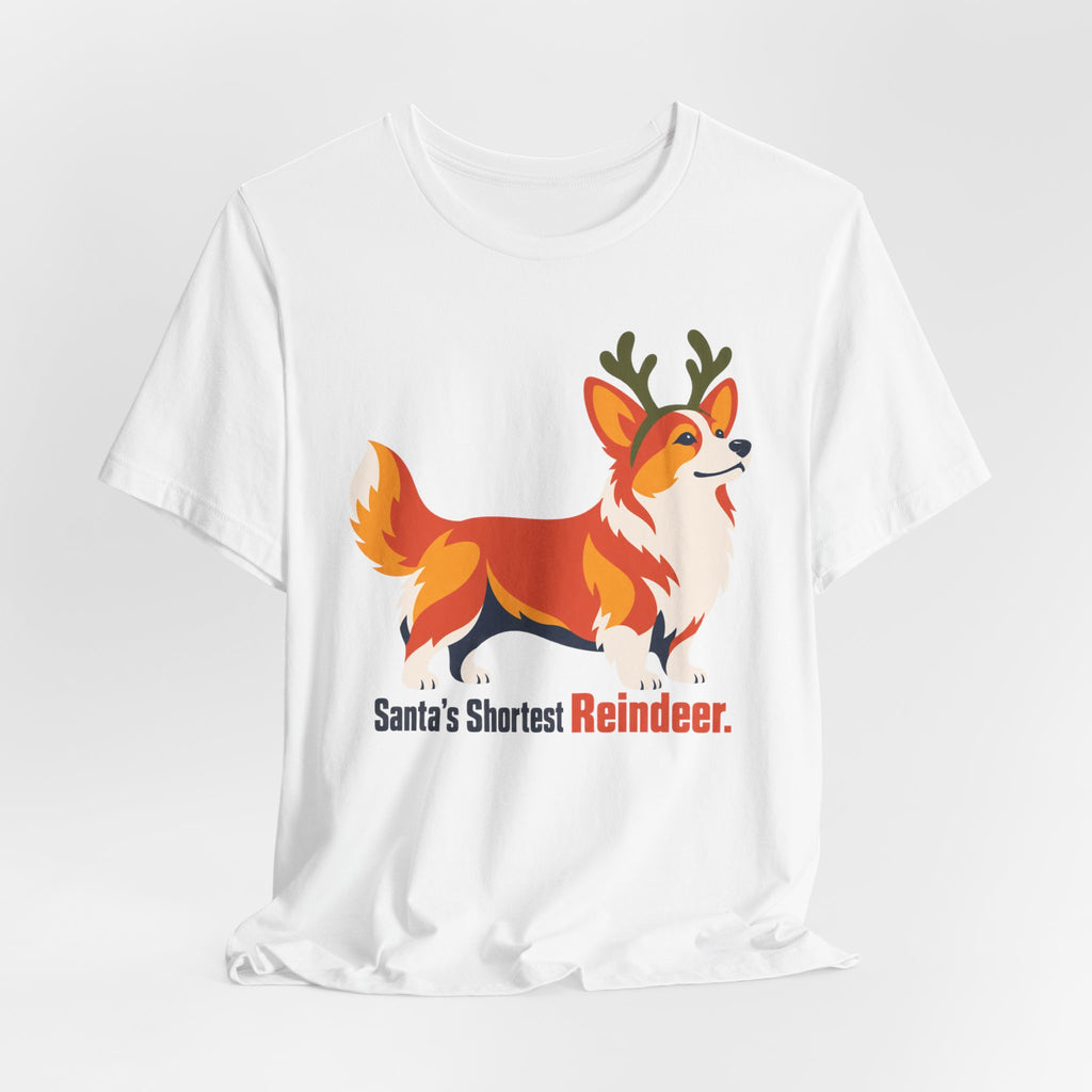 Santas Shortest Reindeer Corgi T-Shirt