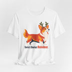 Santas Shortest Reindeer Corgi T-Shirt
