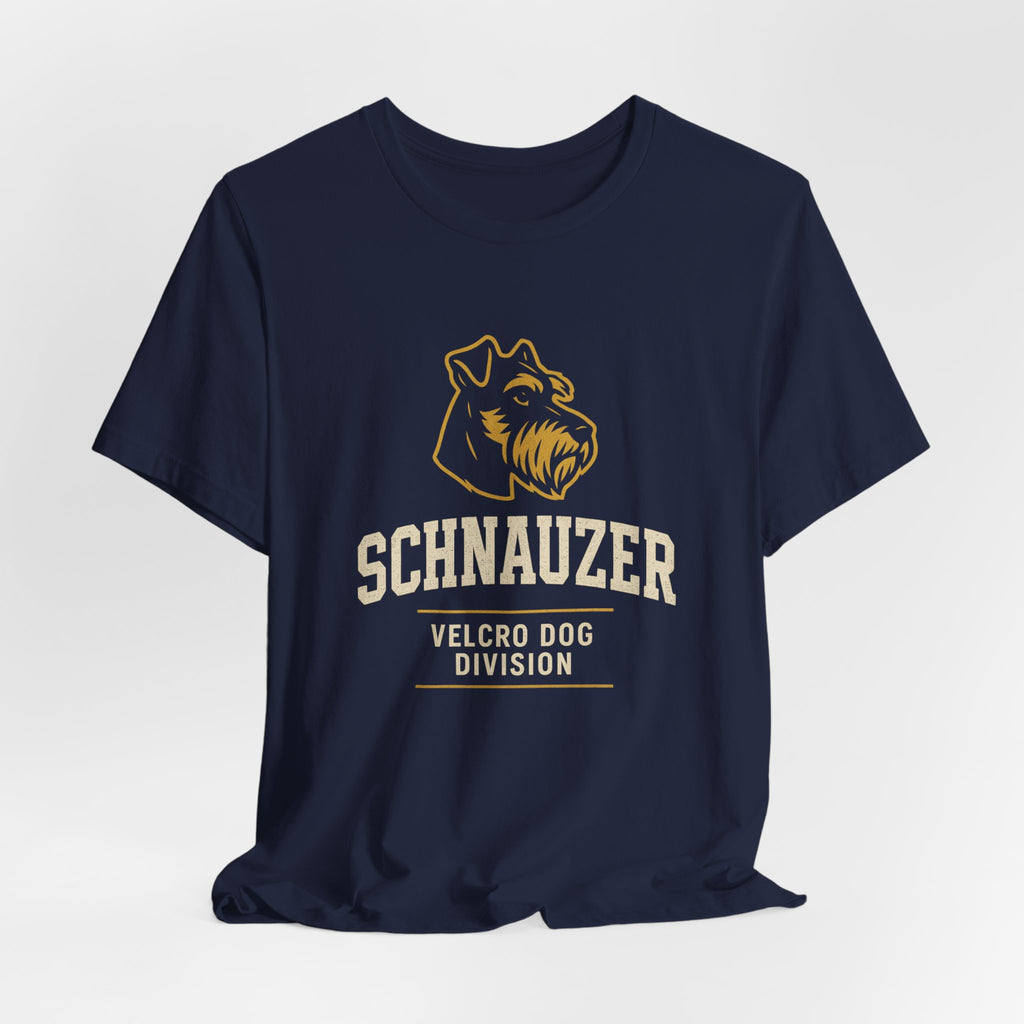 Schnauzer Velcro Dog Division T-Shirt