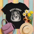 migbackfill when-s-dinner-googly-sheltie-t-shirt tee flat lay hero v8
