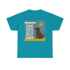 Dog Days Are the Best Days Chocolate Lab T-Shirt
